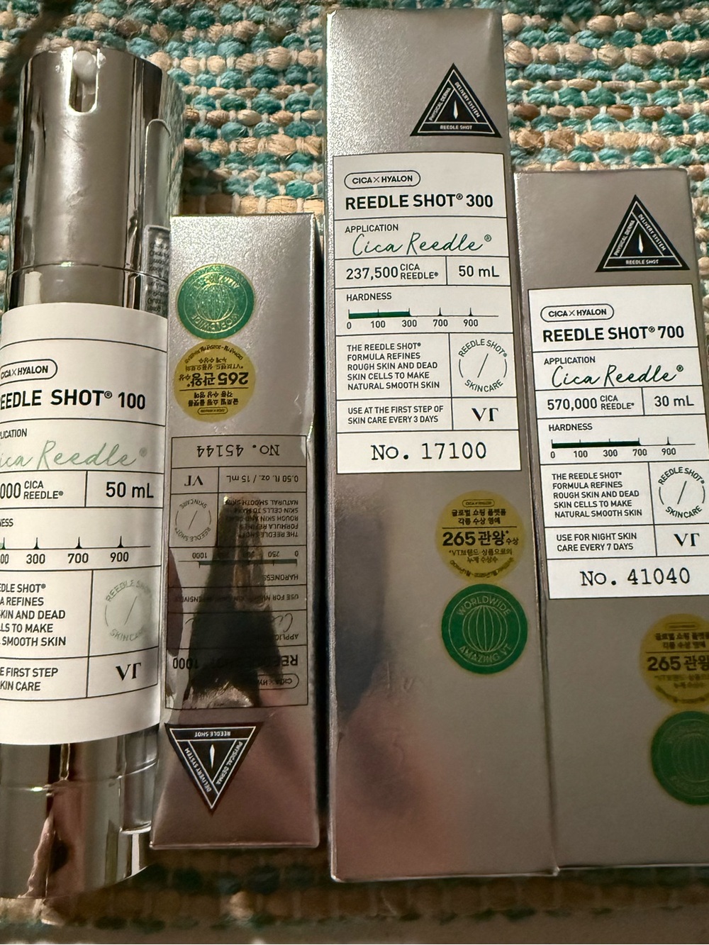 SKIN CARE —COS Silver Cica Reedle Shot Serum Trio